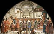 Domenico Ghirlandaio Confirmation of the Rule oil